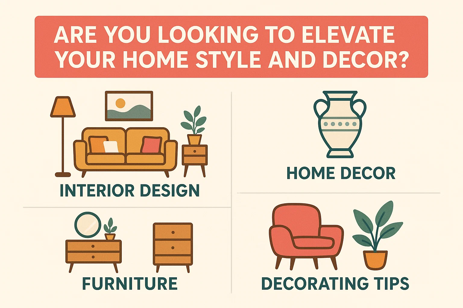 Home Decor Elevation infographic