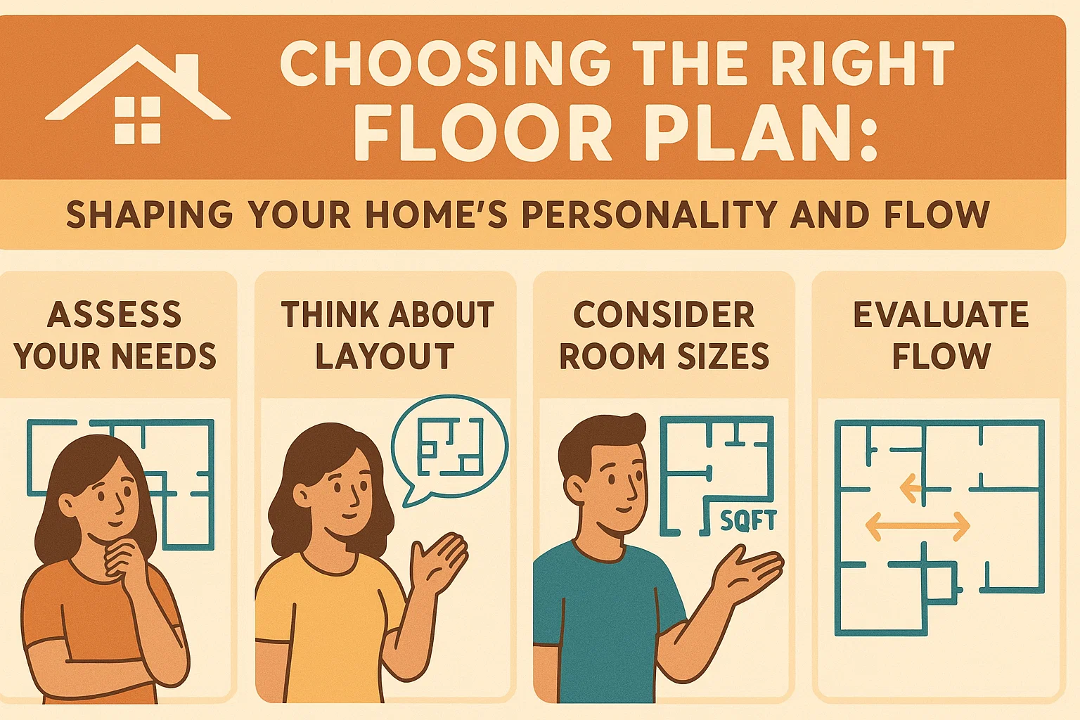 Home Floor Plan Guide infographic