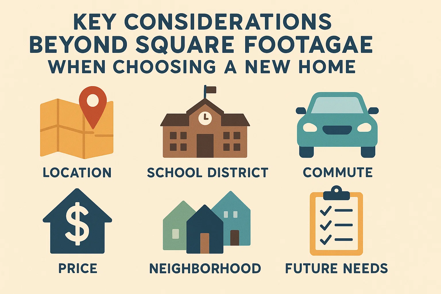 Home Buying Factors infographic