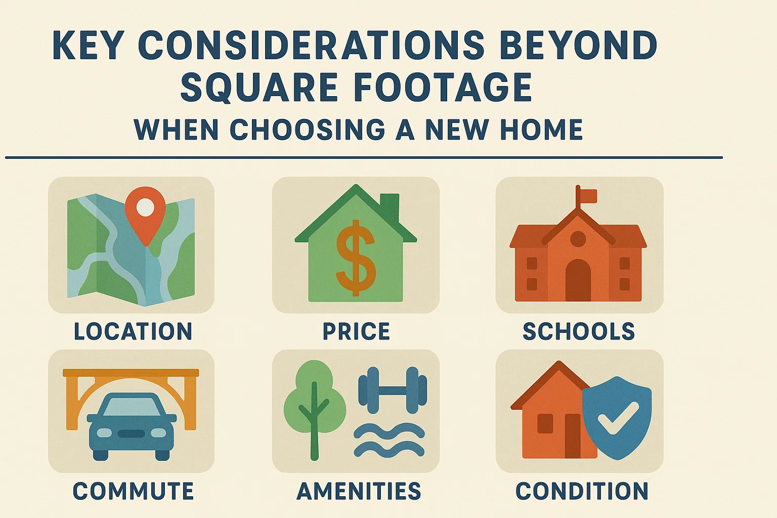 Home Buying Factors infographic