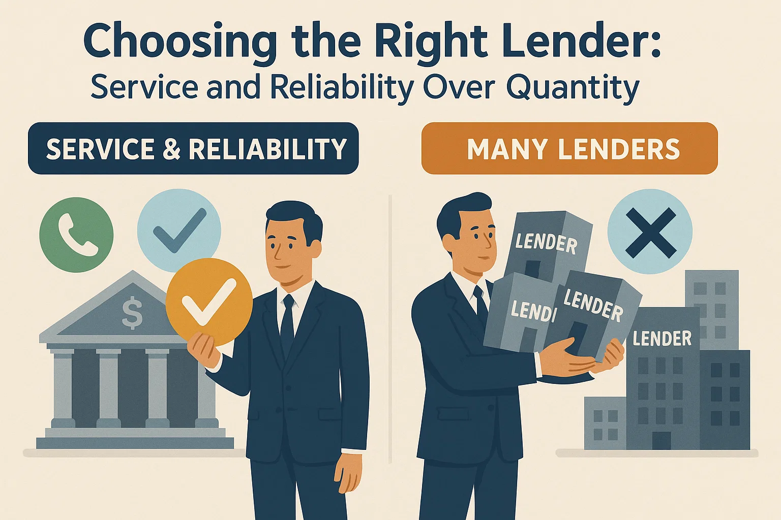 Lender Selection Guide infographic