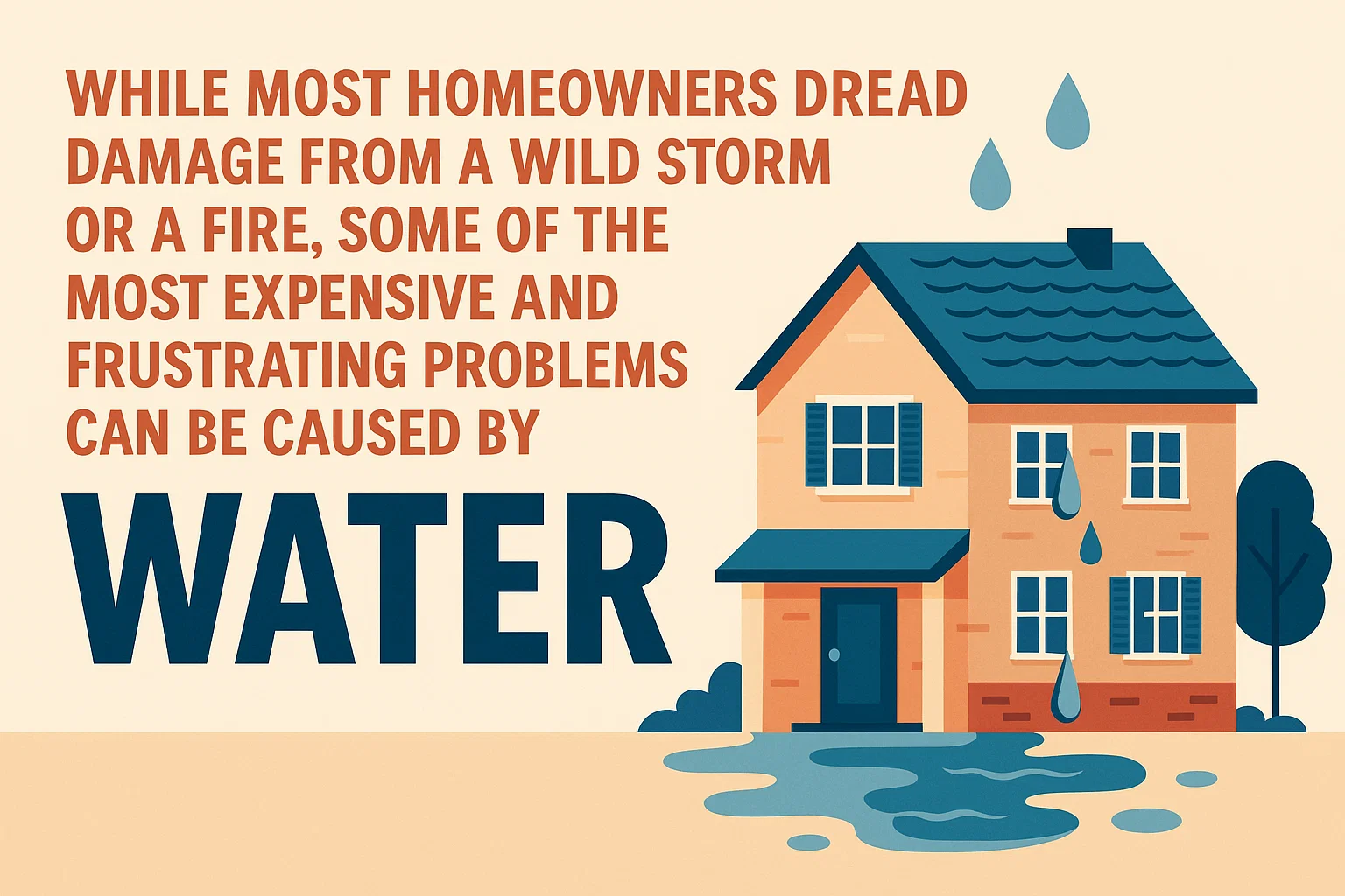 Water Damage Dangers infographic