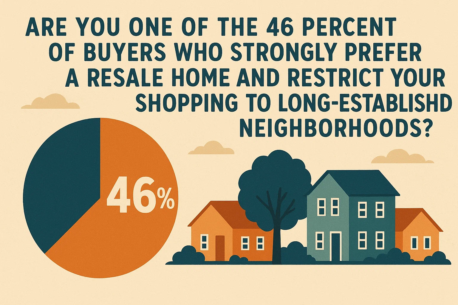 Resale Home Buying Trends infographic