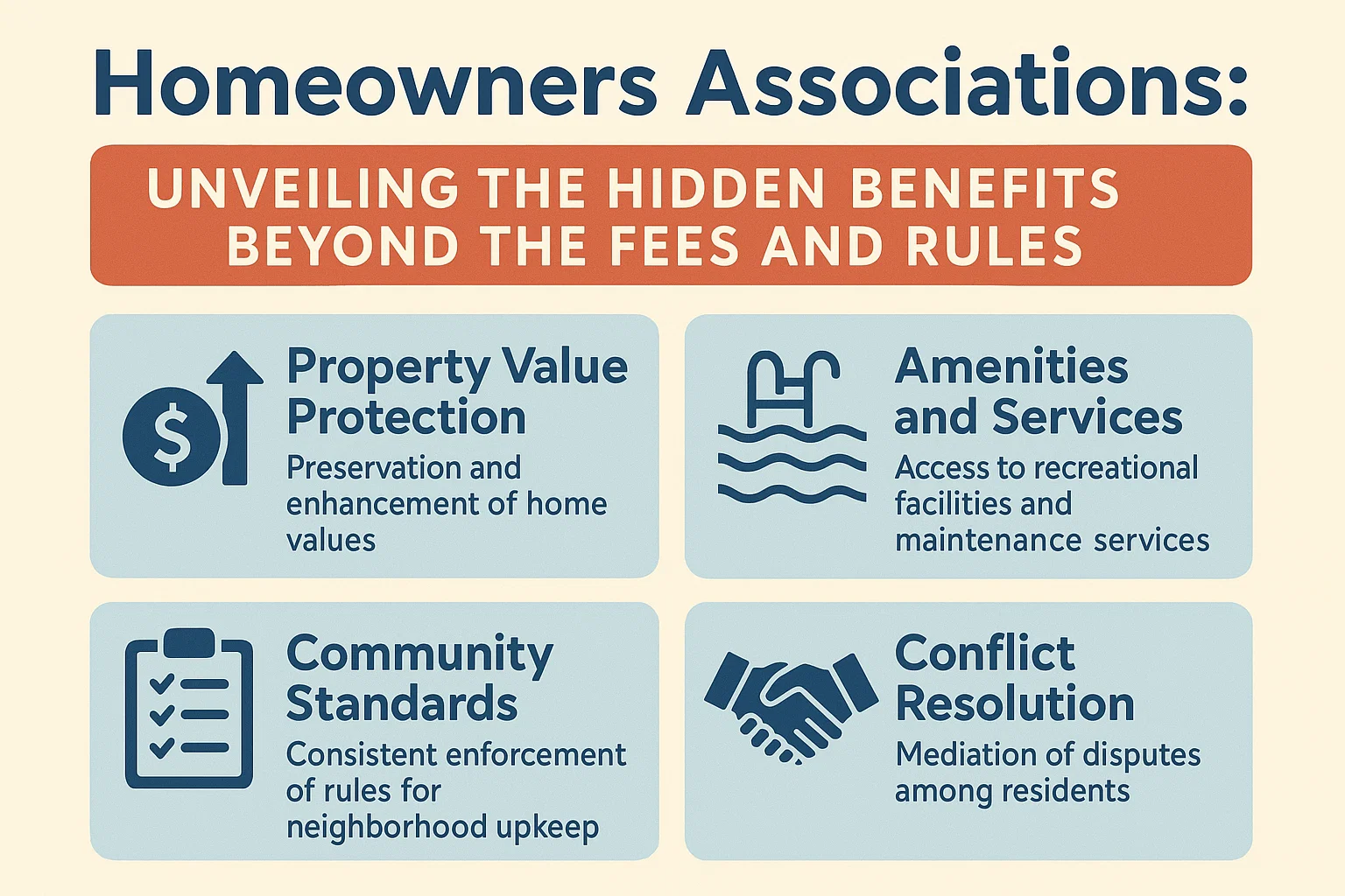 HOA Benefits Infographic infographic