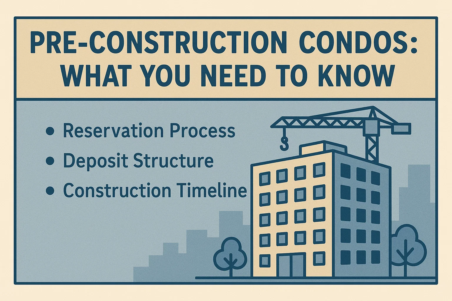 Pre-Construction Condo Insights infographic