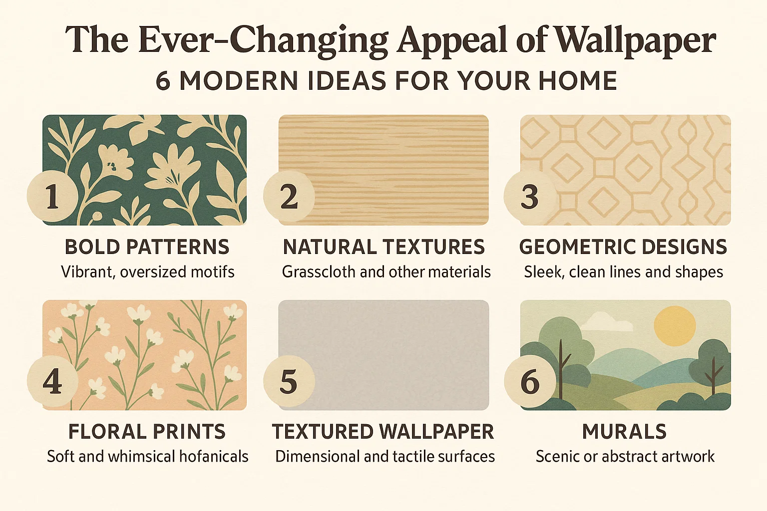 Modern Wallpaper Ideas infographic