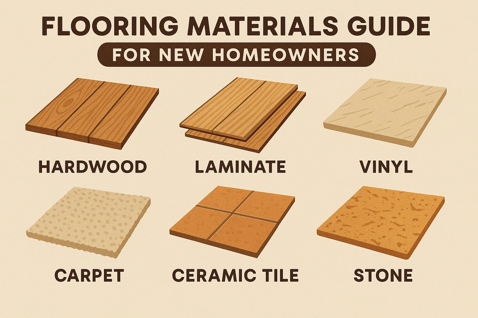 Home Flooring Options infographic