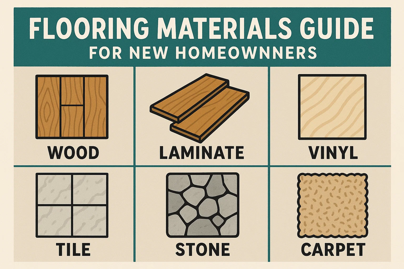 Home Flooring Options infographic