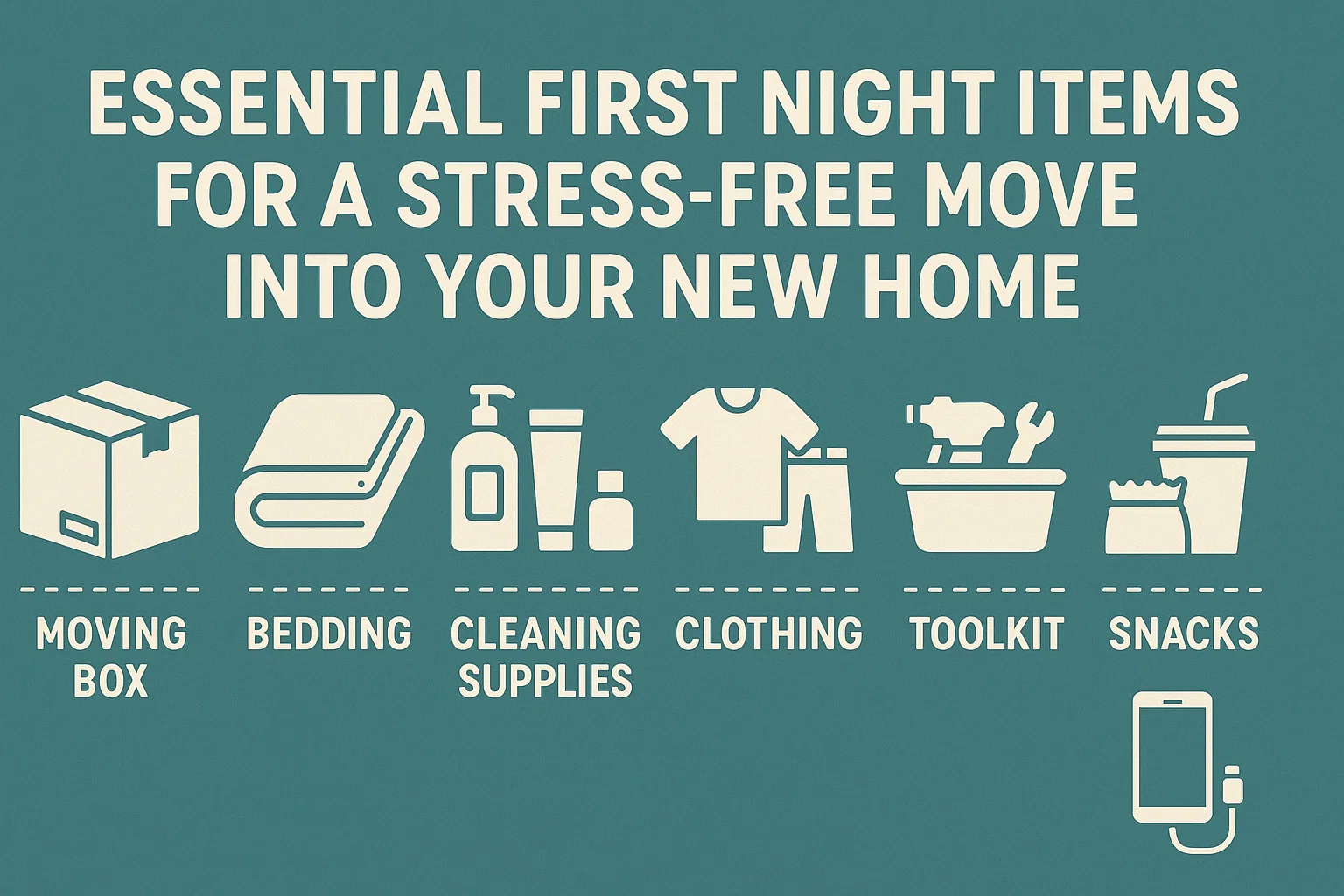 New Home Essentials infographic