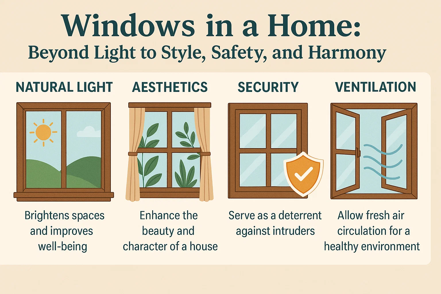 Stylish and Safe Windows infographic