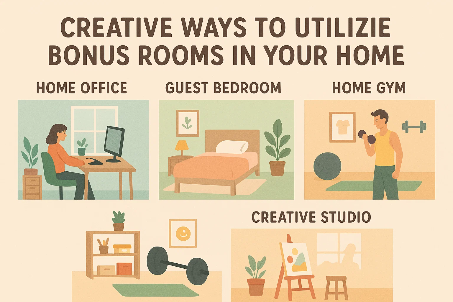 Bonus Room Ideas infographic