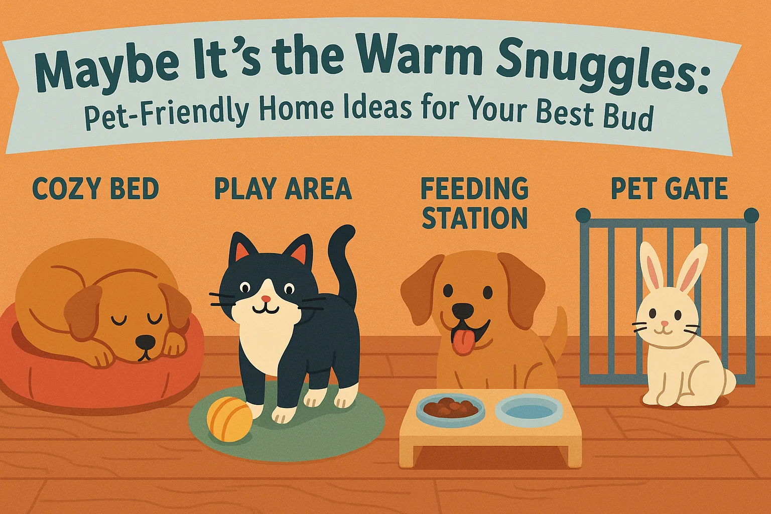Pet-Friendly Home Ideas infographic