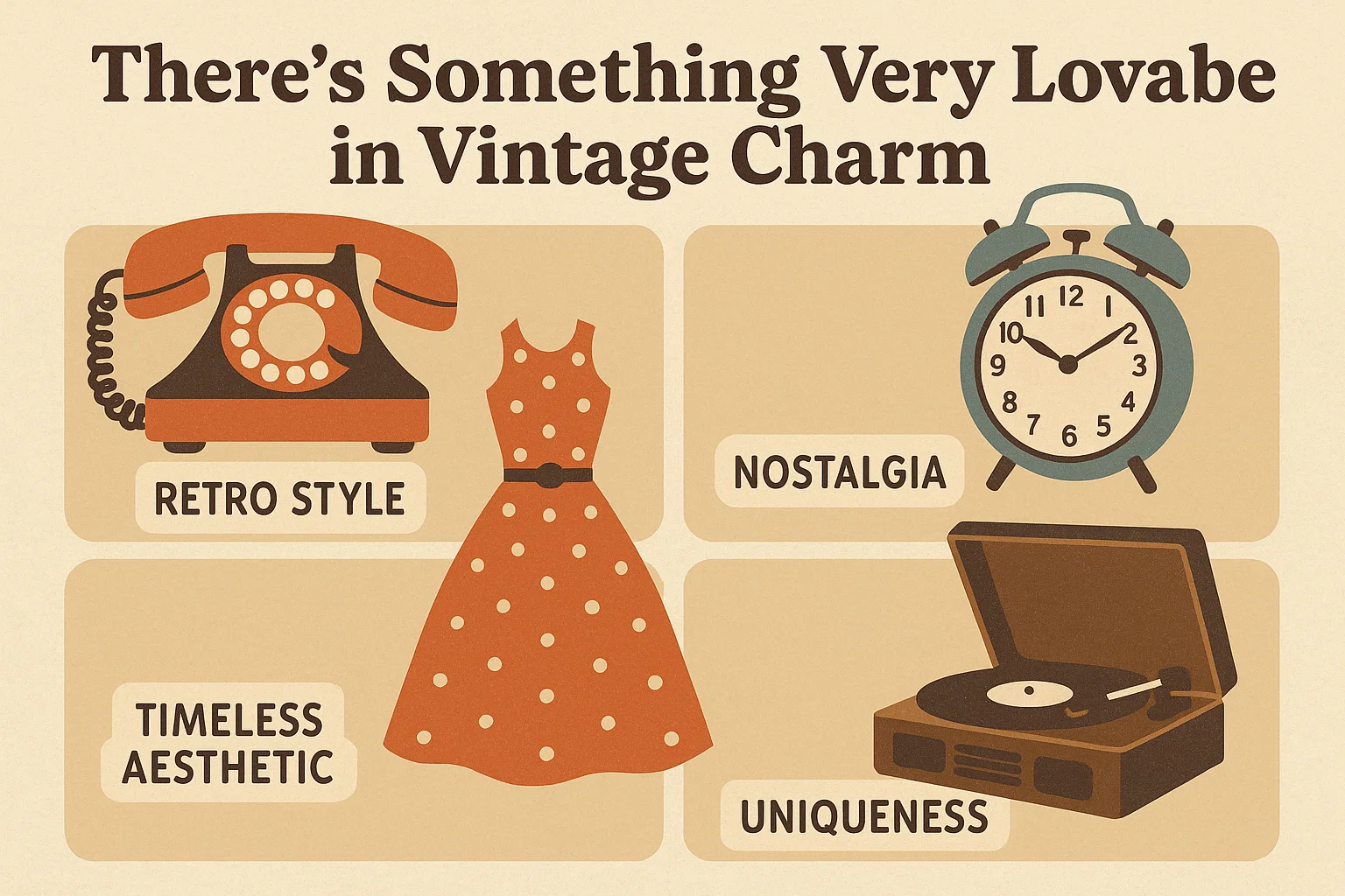 Vintage Charm Essence Infographic infographic