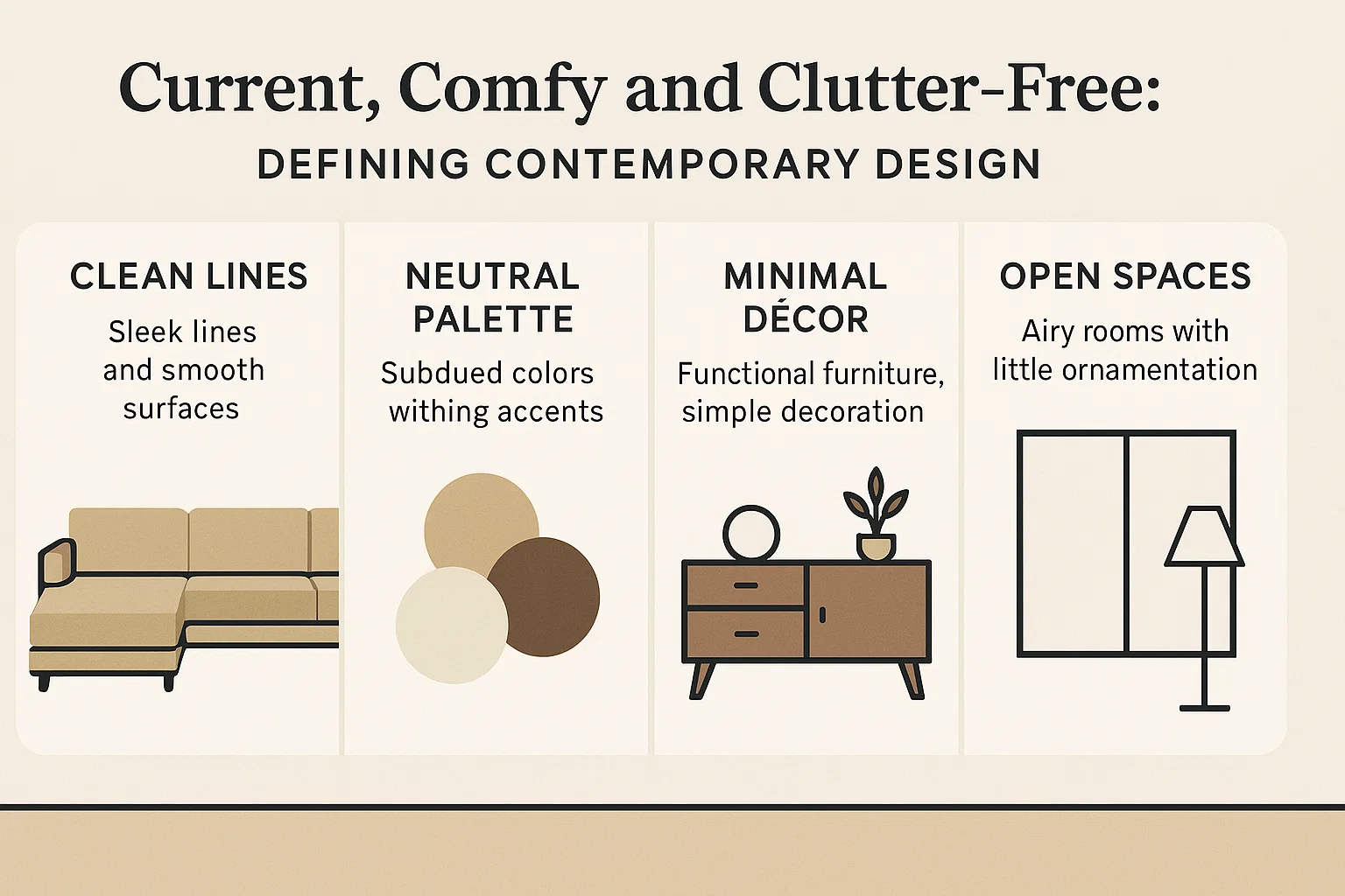 Contemporary Design Infographic infographic