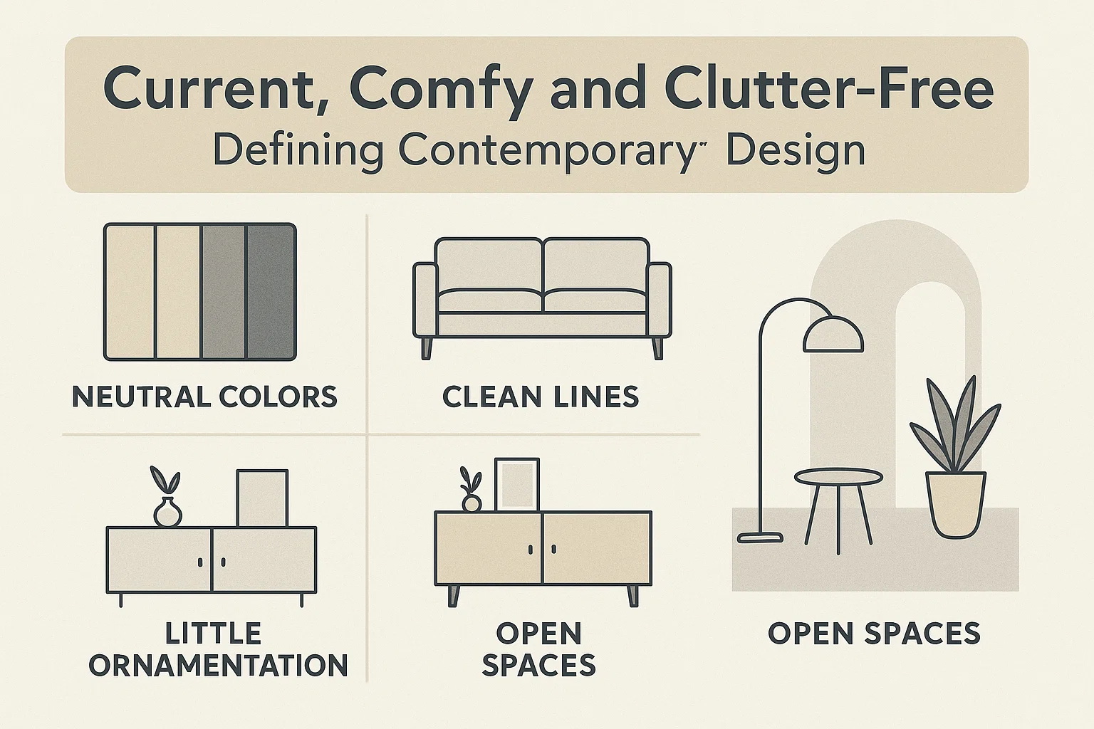 Contemporary Design Infographic infographic