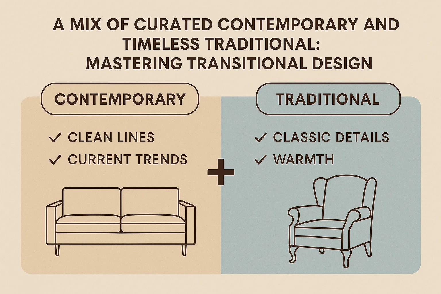 Transitional Design Mastery infographic