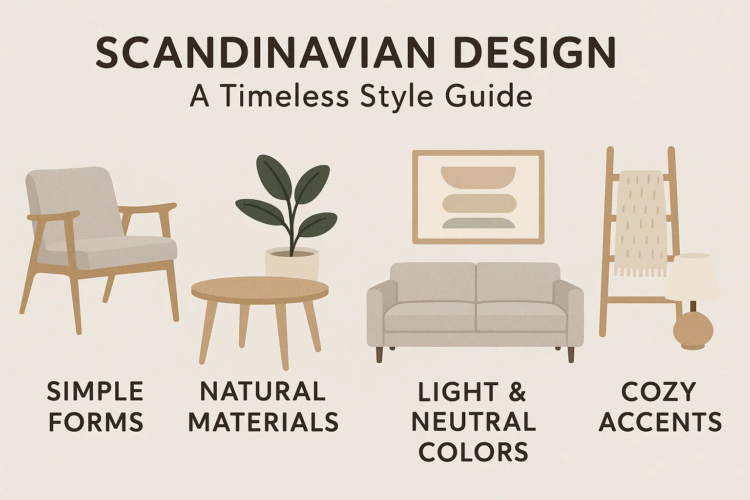 Scandinavian Design Guide infographic