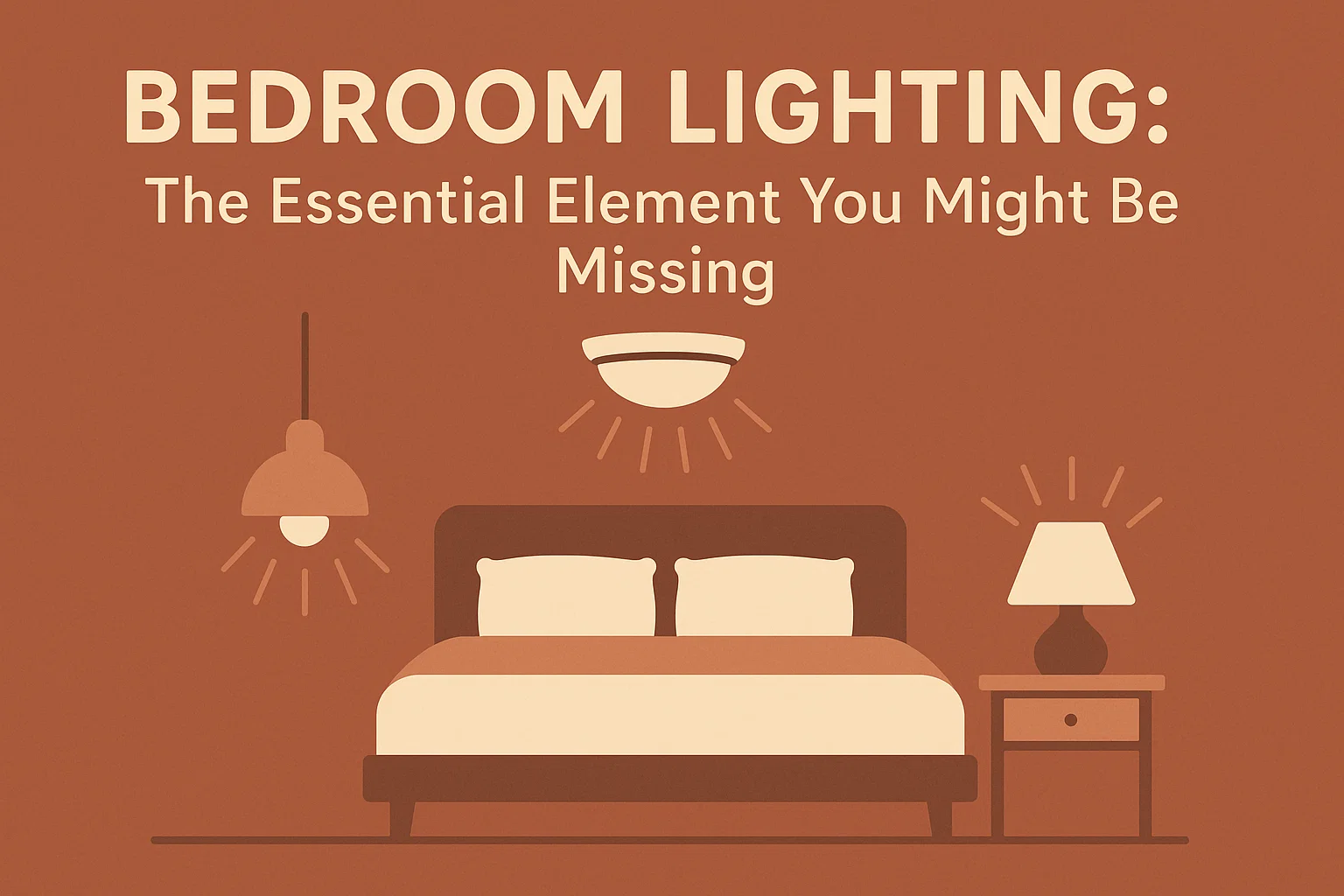Bedroom Lighting Essentials infographic