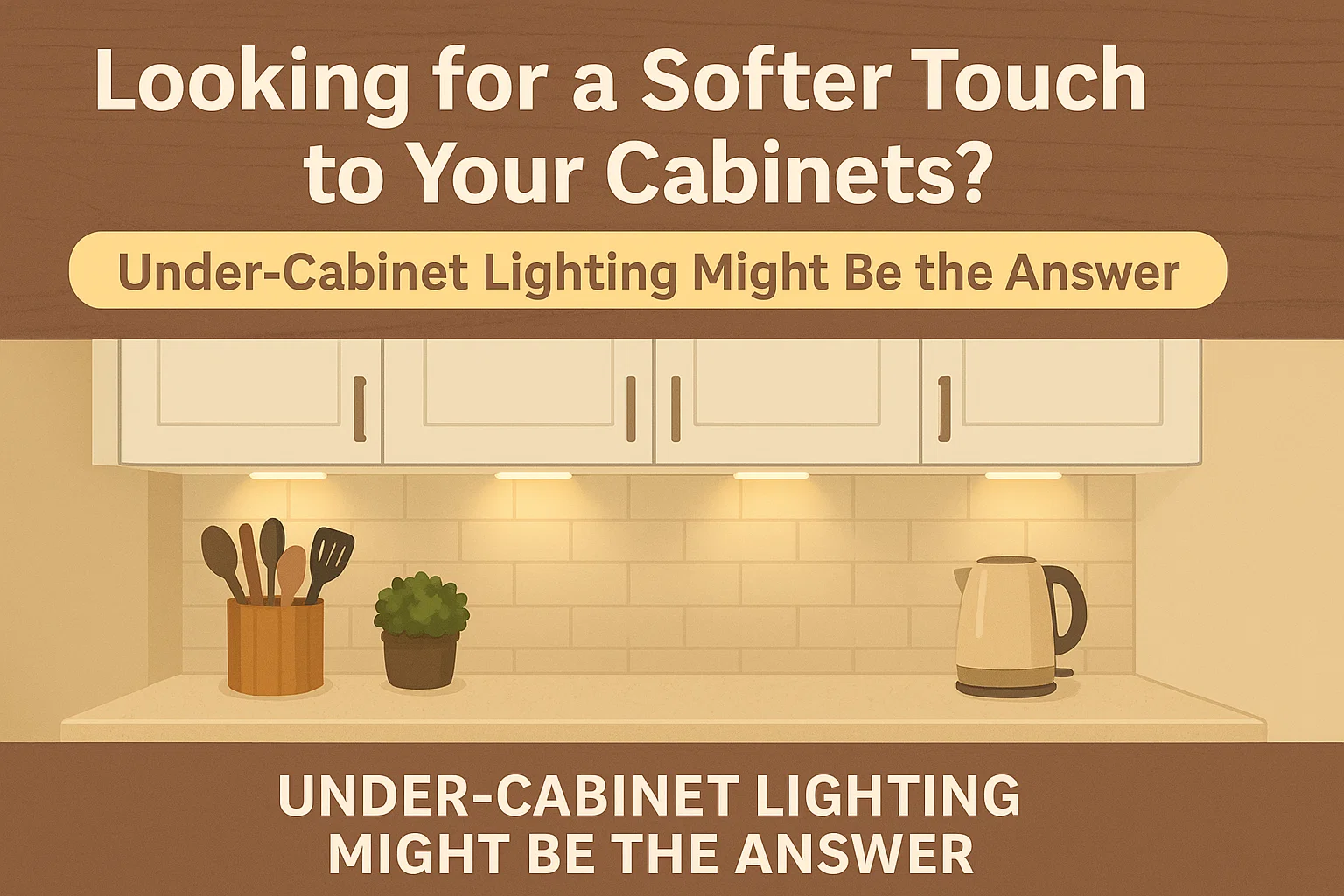 Under-Cabinet Lighting Benefits infographic