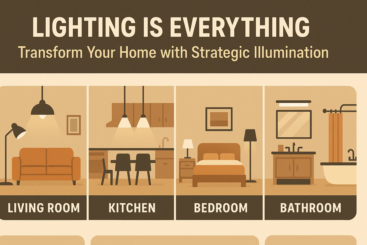 Strategic Home Illumination infographic