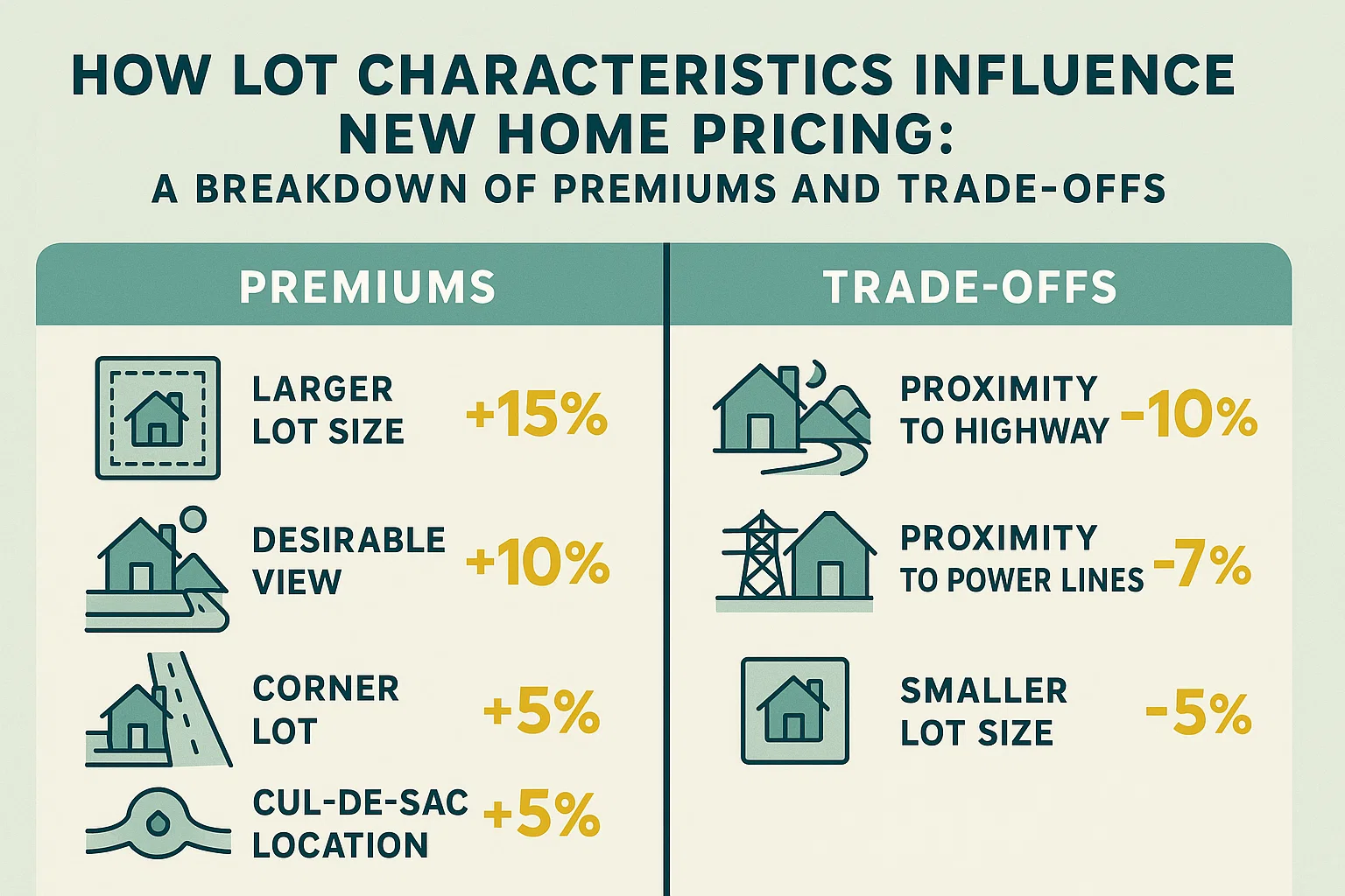 Home Pricing Infographic infographic
