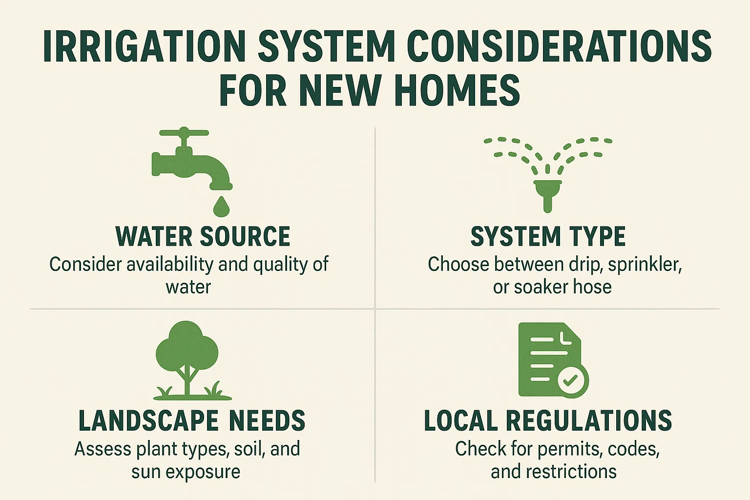 Irrigation Insights for Homes infographic