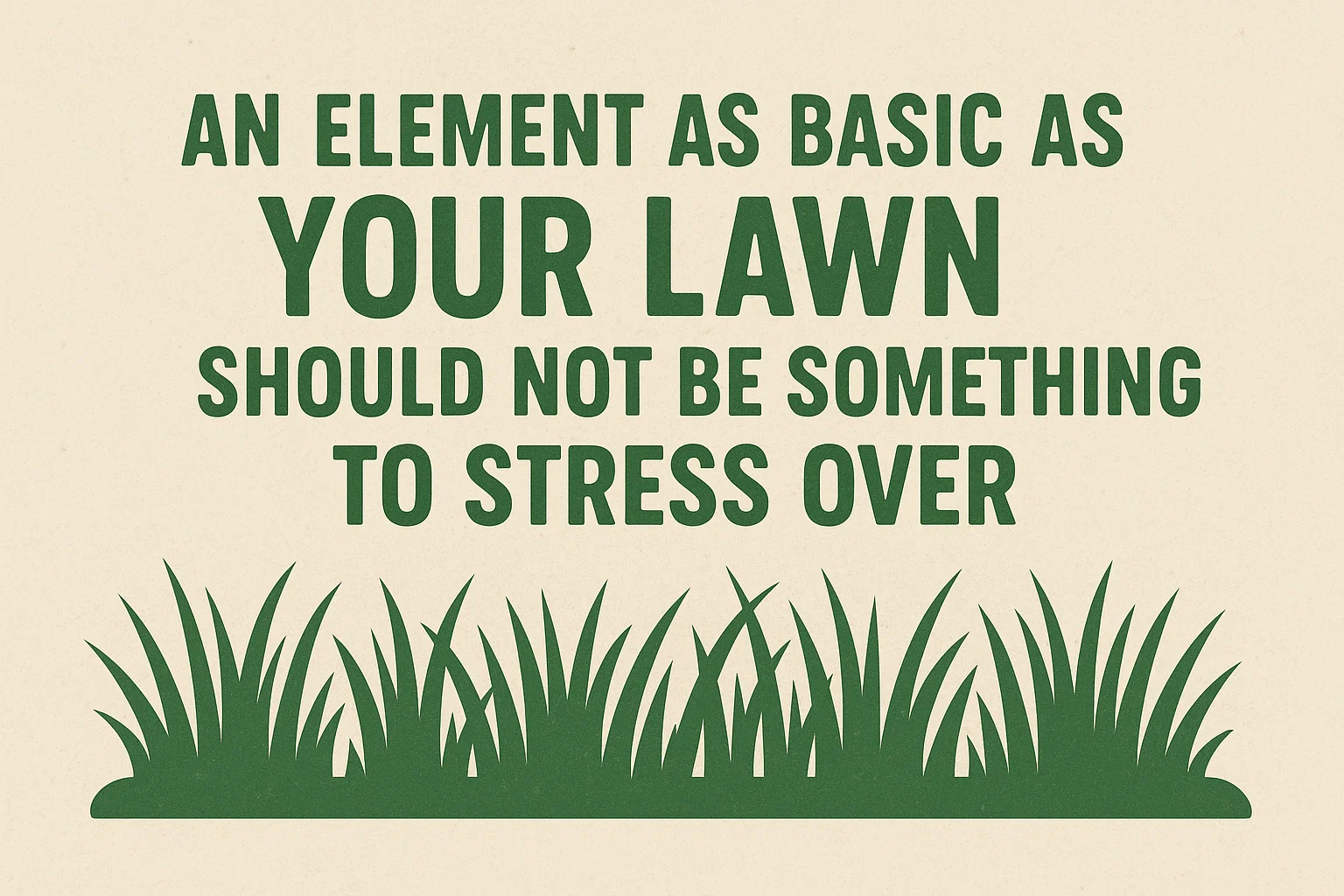 Lawn Care Simplified infographic