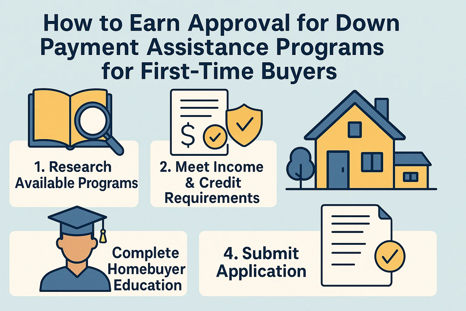 Down Payment Assistance Guide infographic