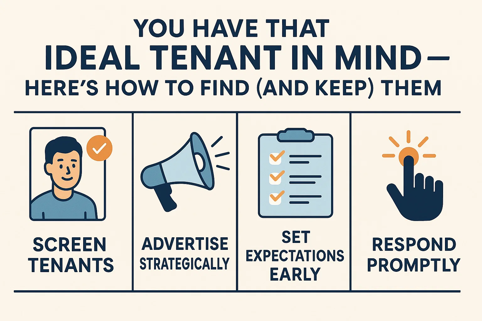 Ideal Tenant Infographic infographic