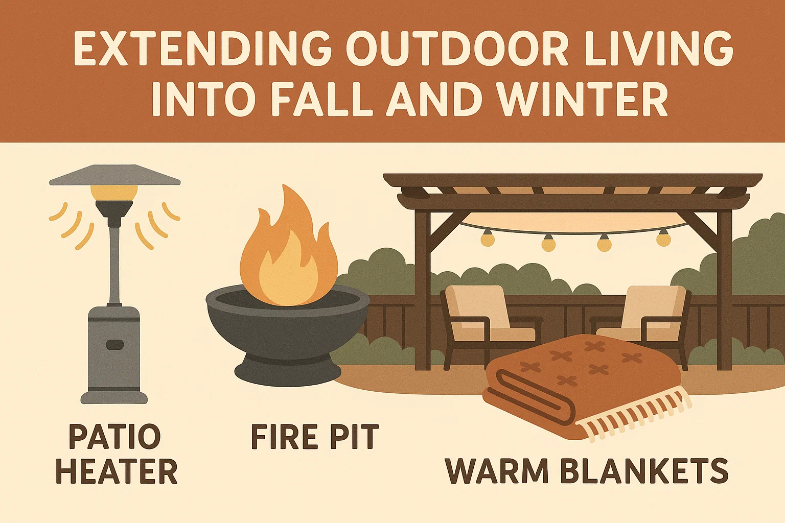 Year-Round Outdoor Living infographic