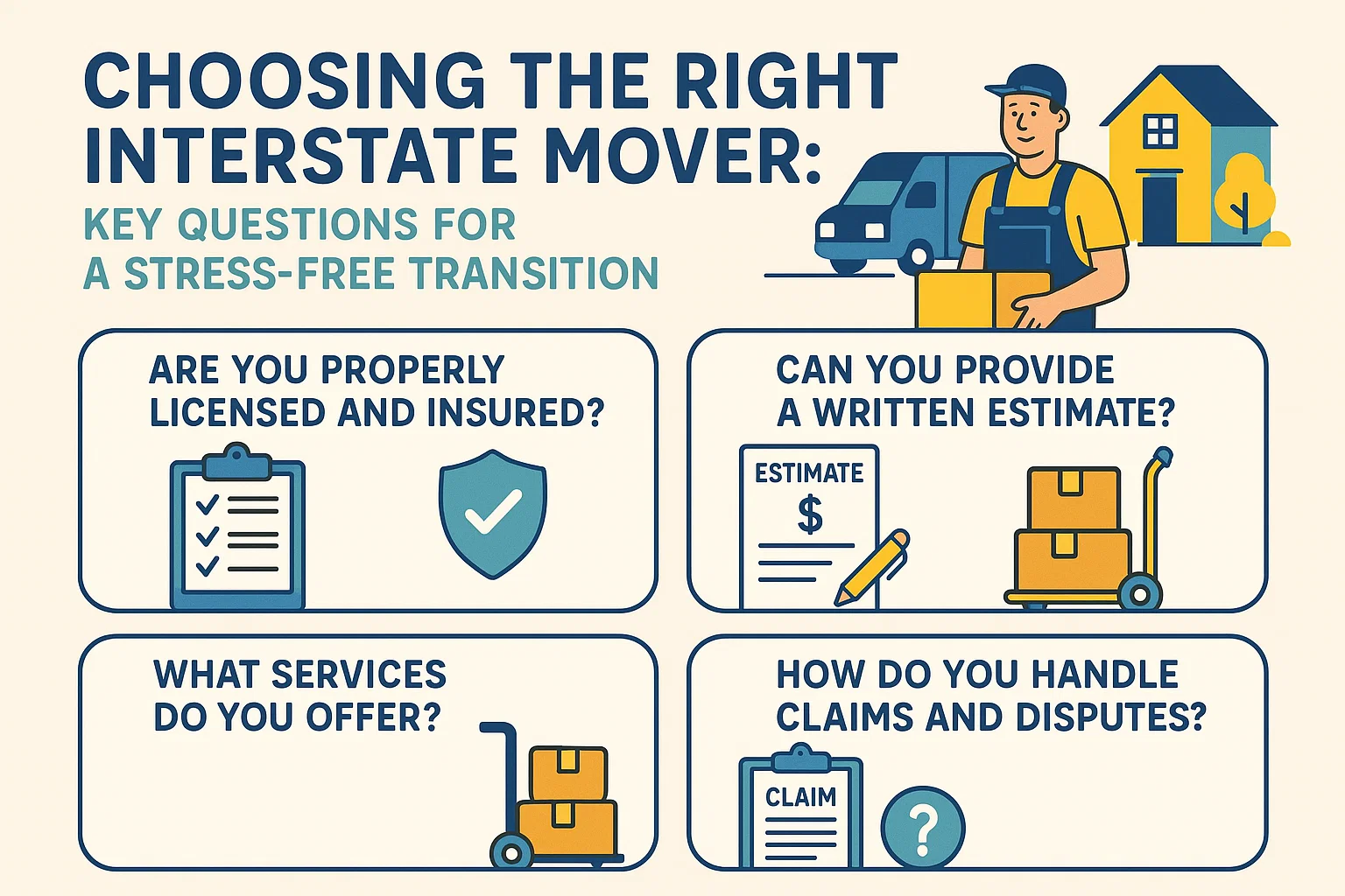 Interstate Mover Questions infographic