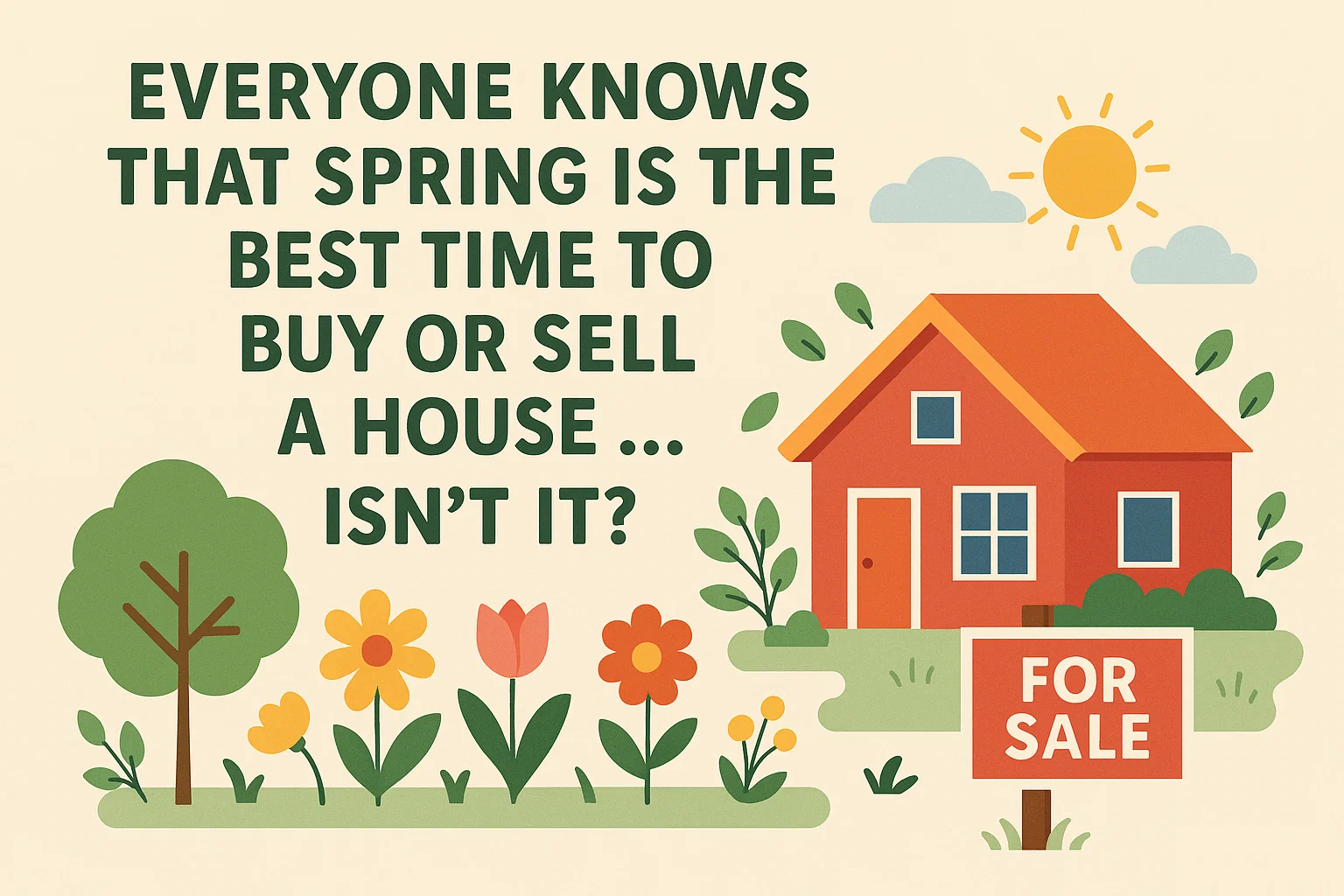 Spring Housing Market infographic