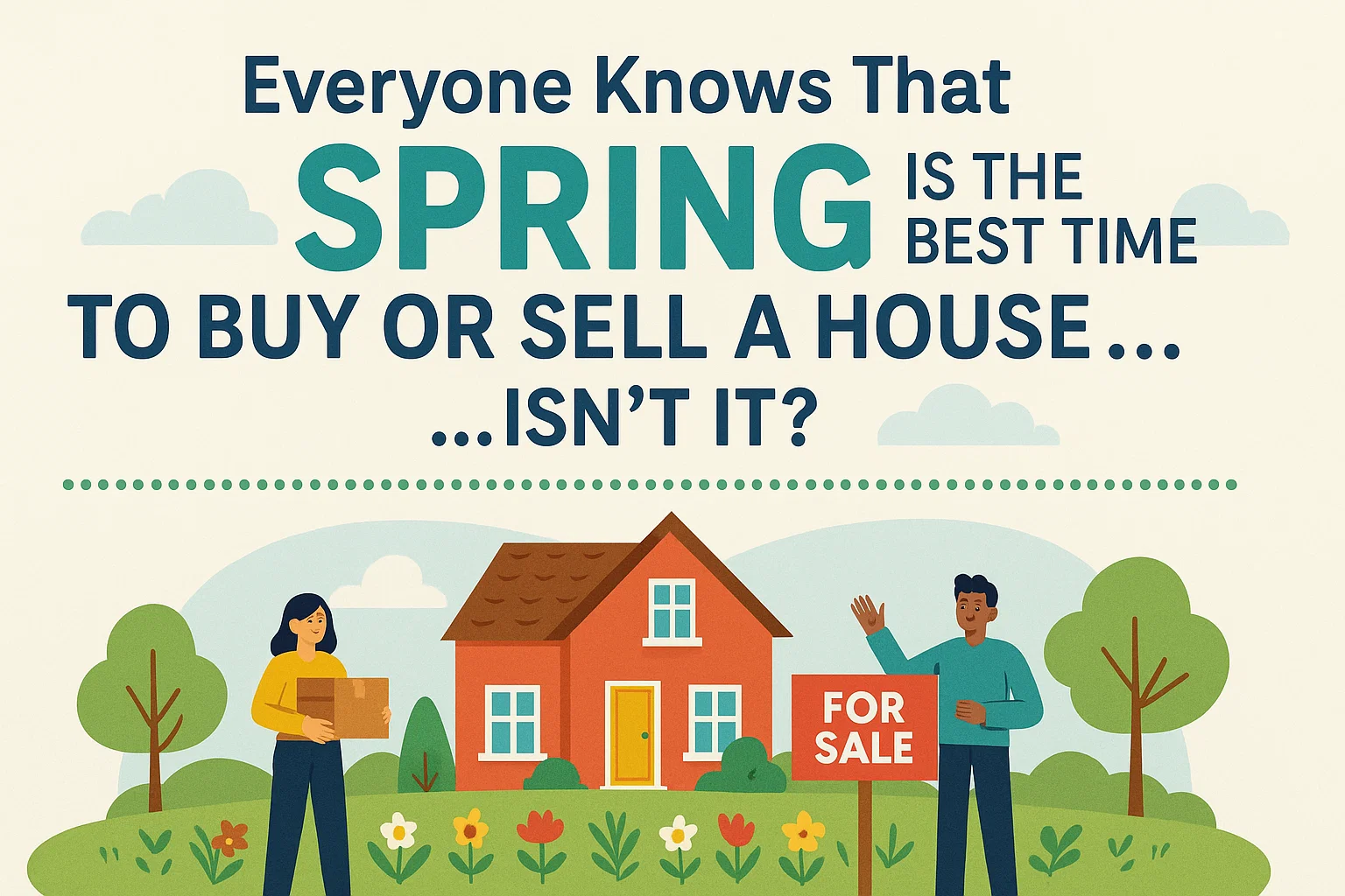 Spring Housing Market infographic