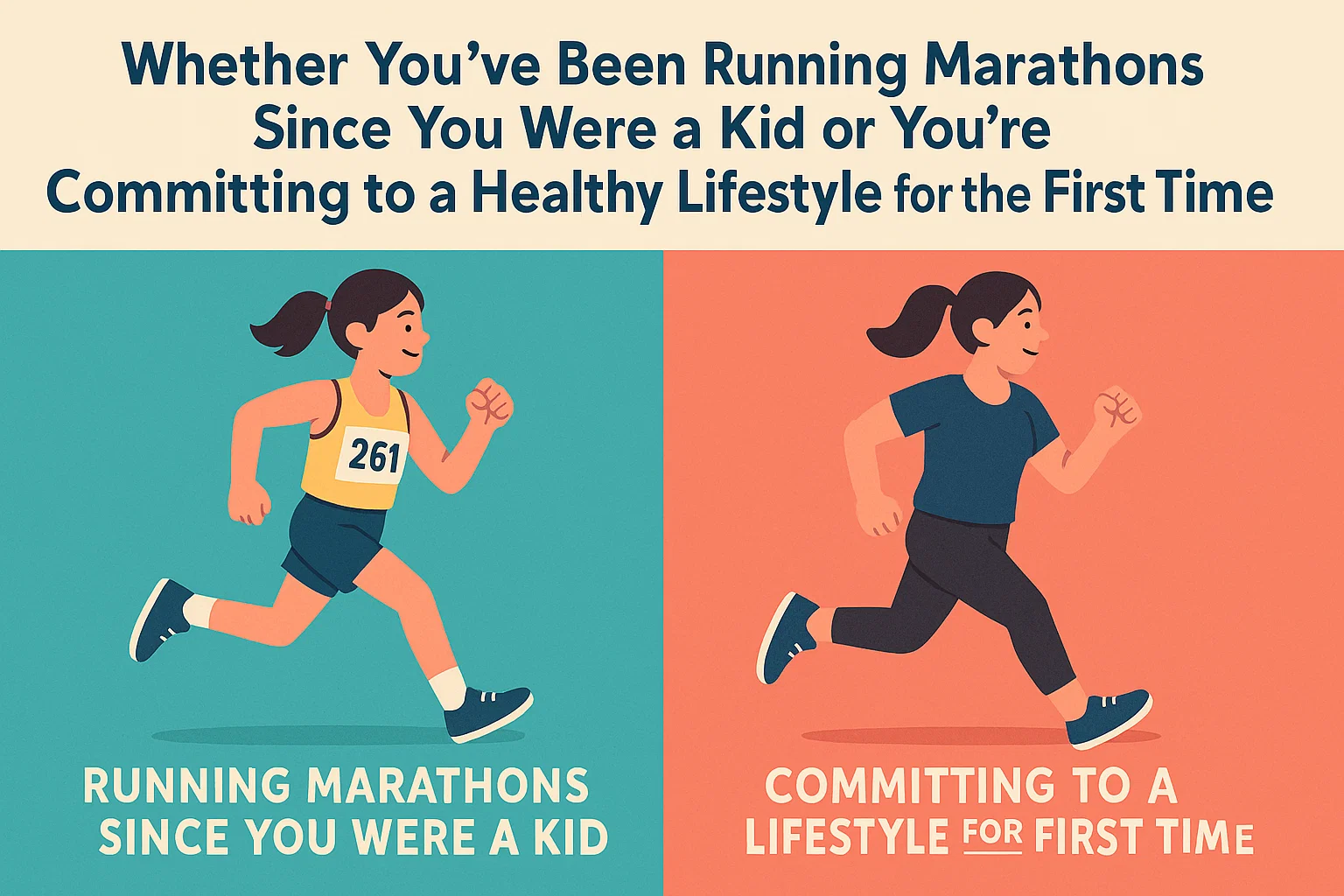 Marathon Lifestyle Infographic infographic