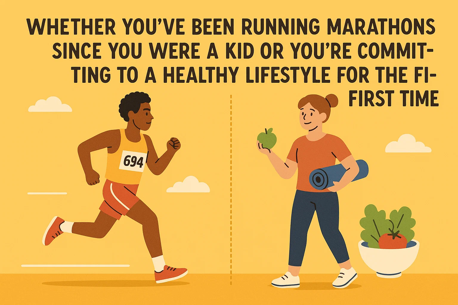 Marathon Lifestyle Infographic infographic