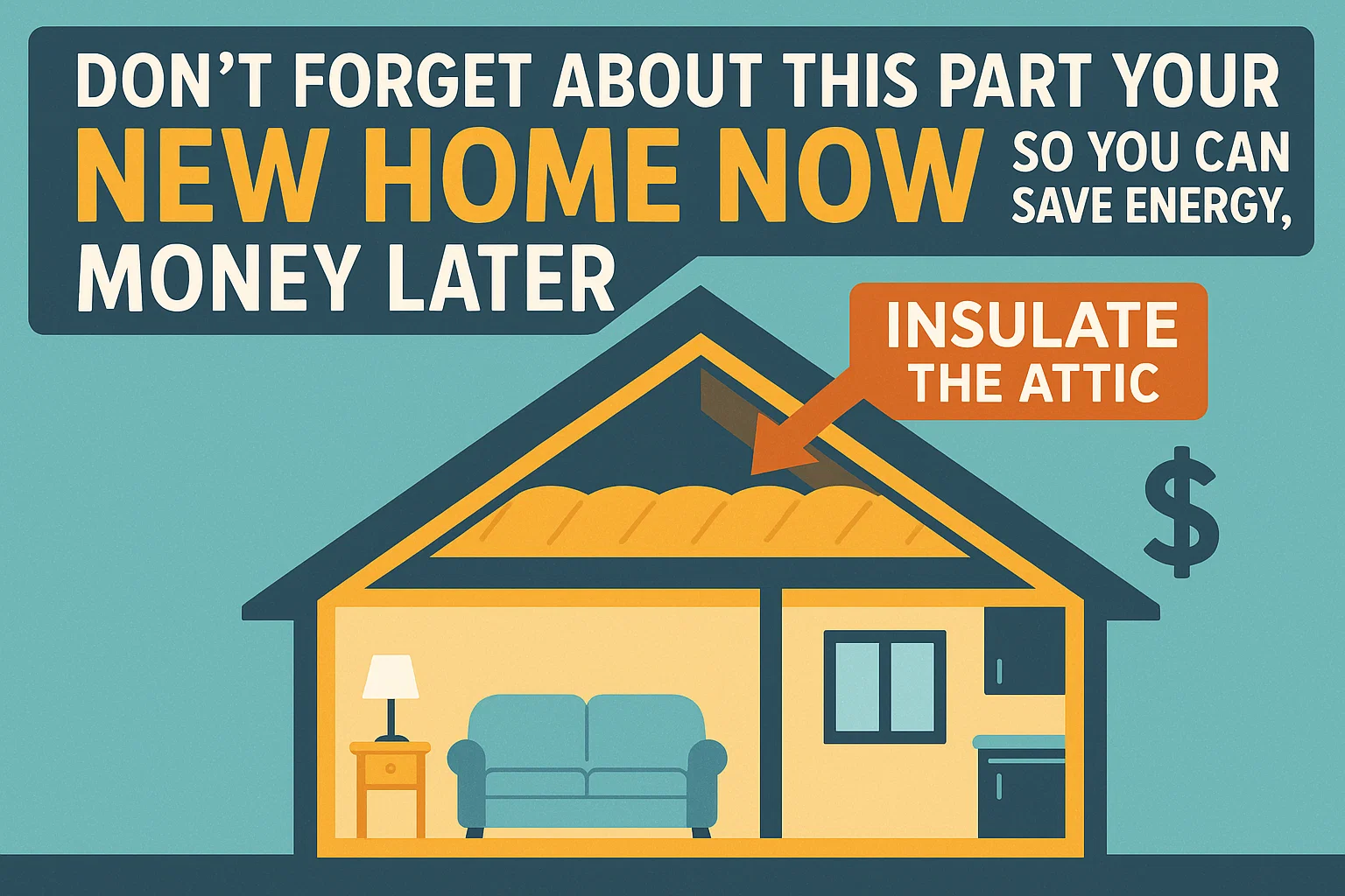 Energy-Saving Home Tips infographic