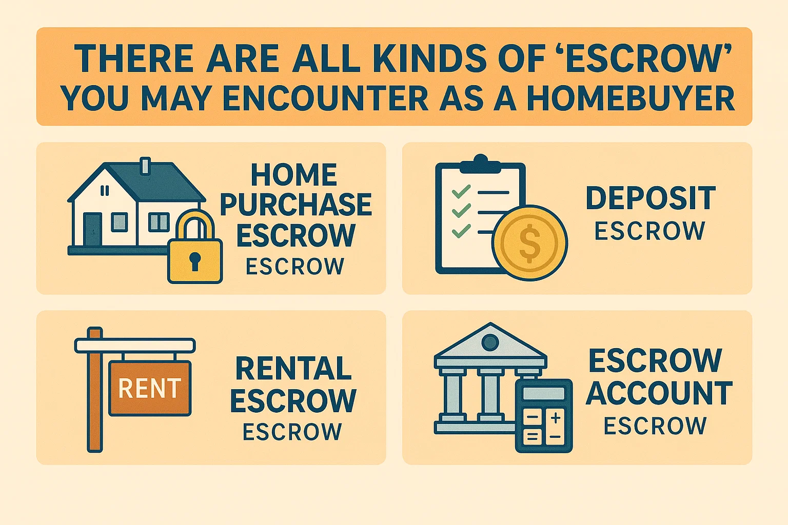 Homebuyer's Escrow Guide infographic