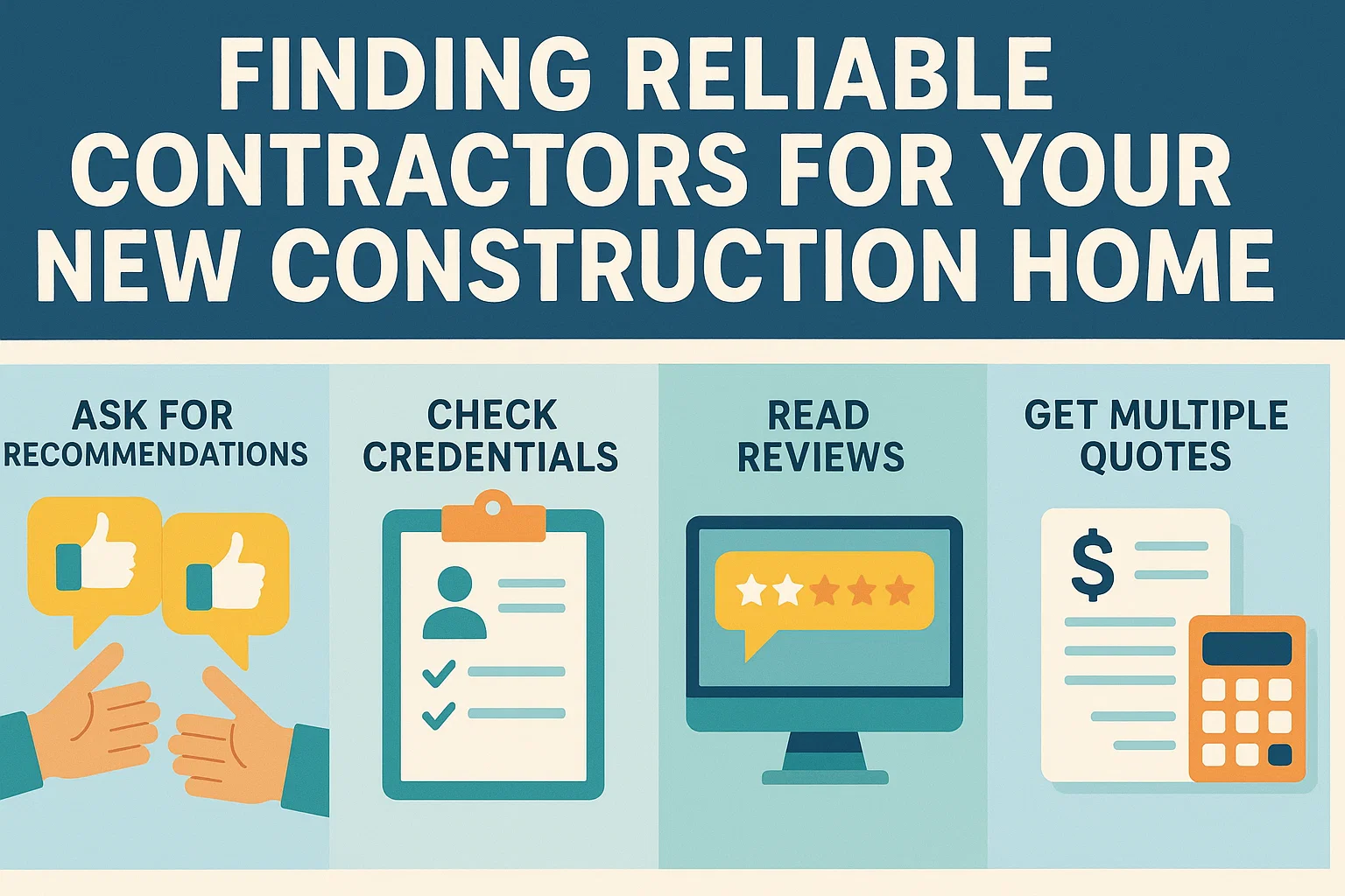 Reliable Contractors Guide infographic