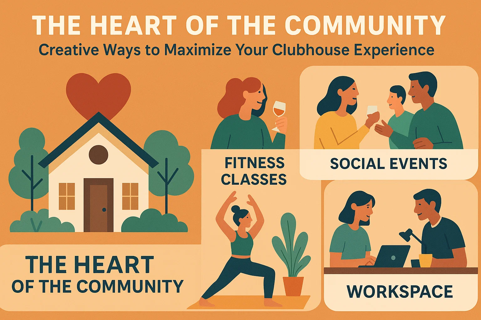Enhance Clubhouse Experience infographic