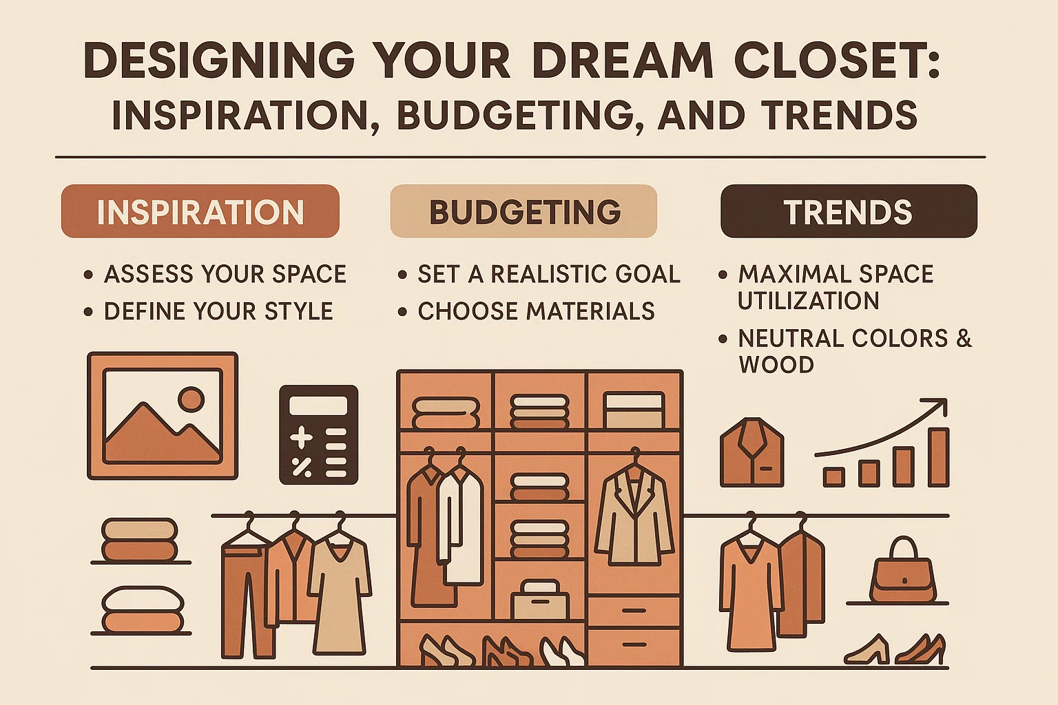 Dream Closet Design infographic