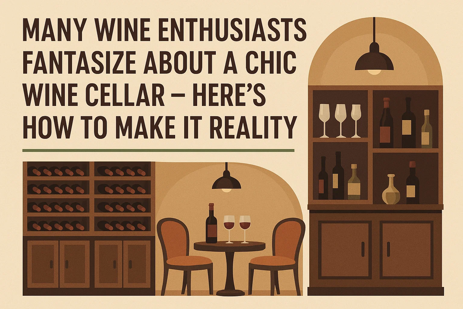 Create Your Dream Wine Cellar infographic
