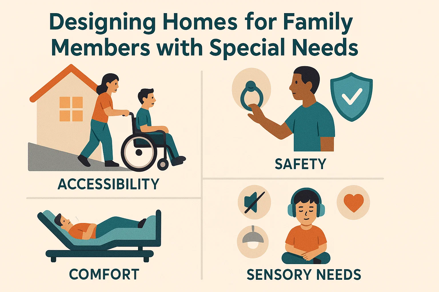 Inclusive Home Design infographic