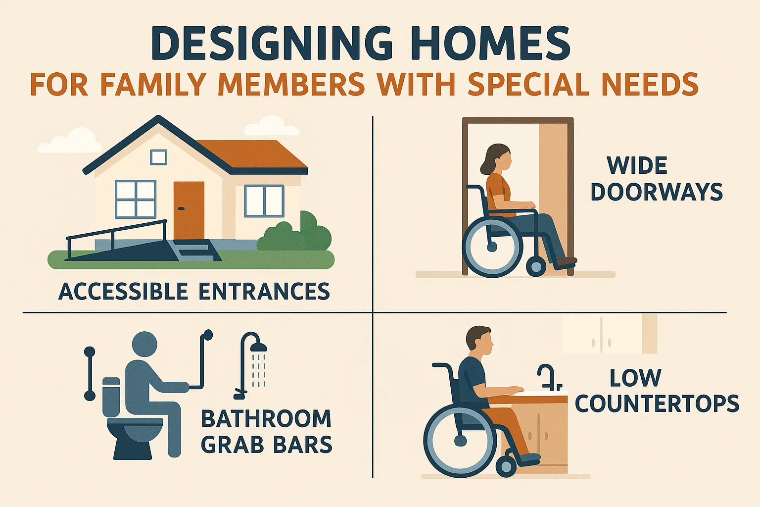 Inclusive Home Design infographic