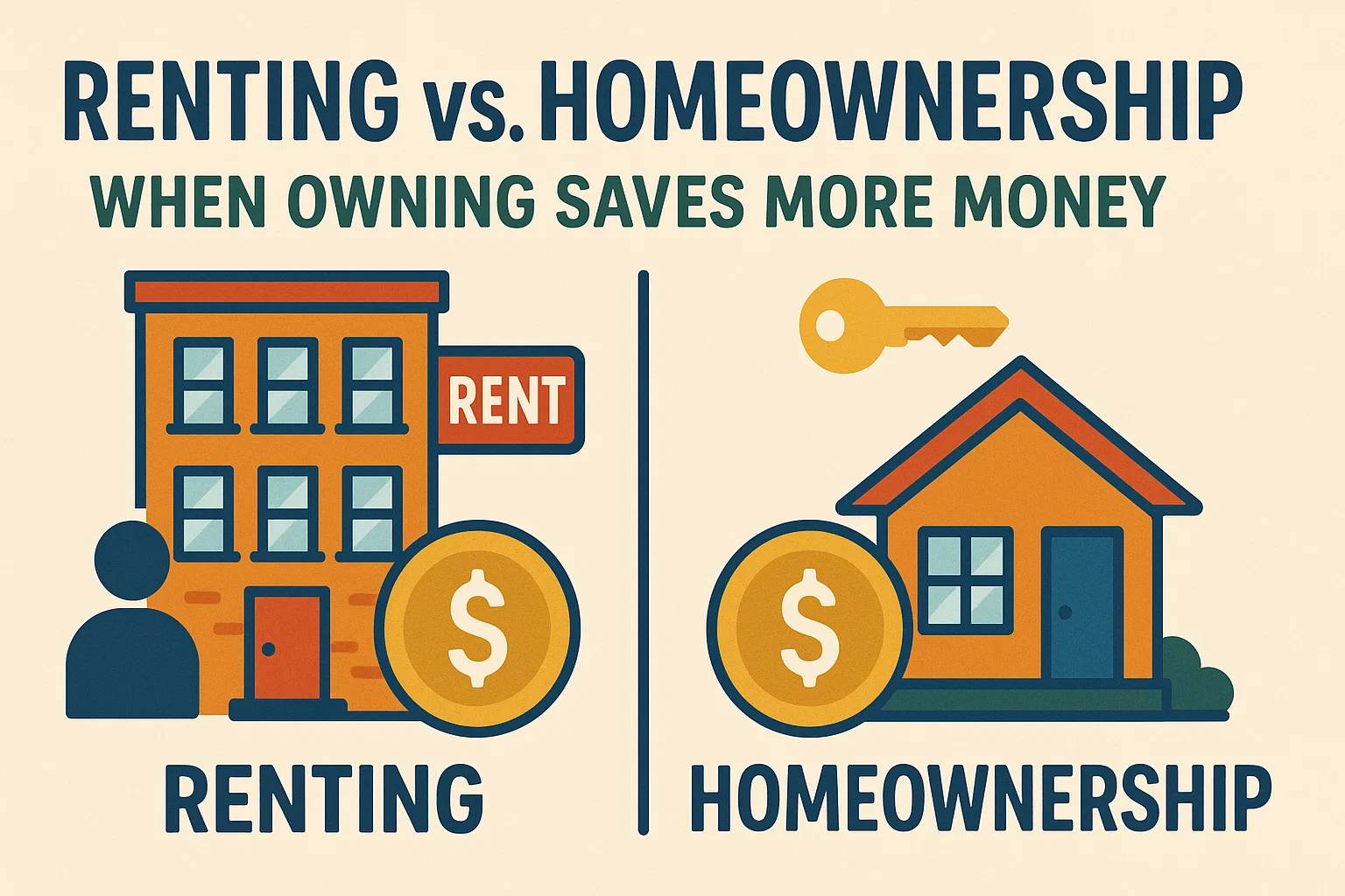 Rent or Own? infographic