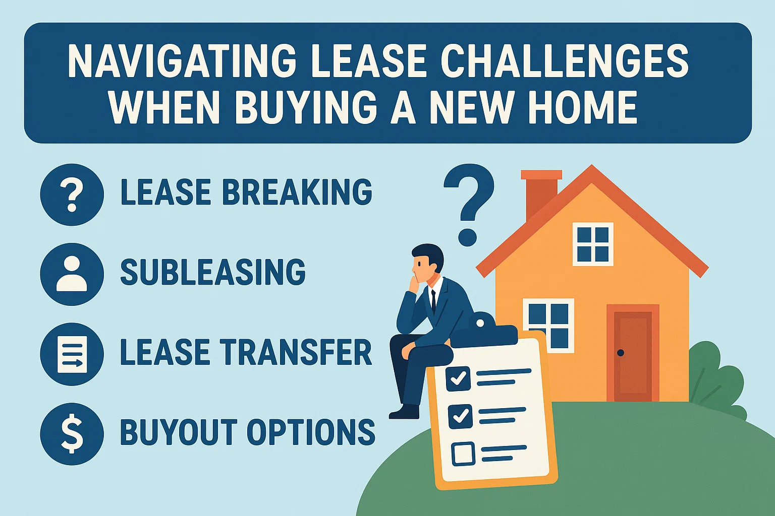 Home Buying Lease Tips infographic