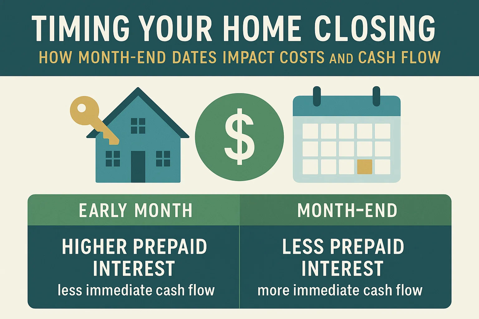 Home Closing Timing infographic