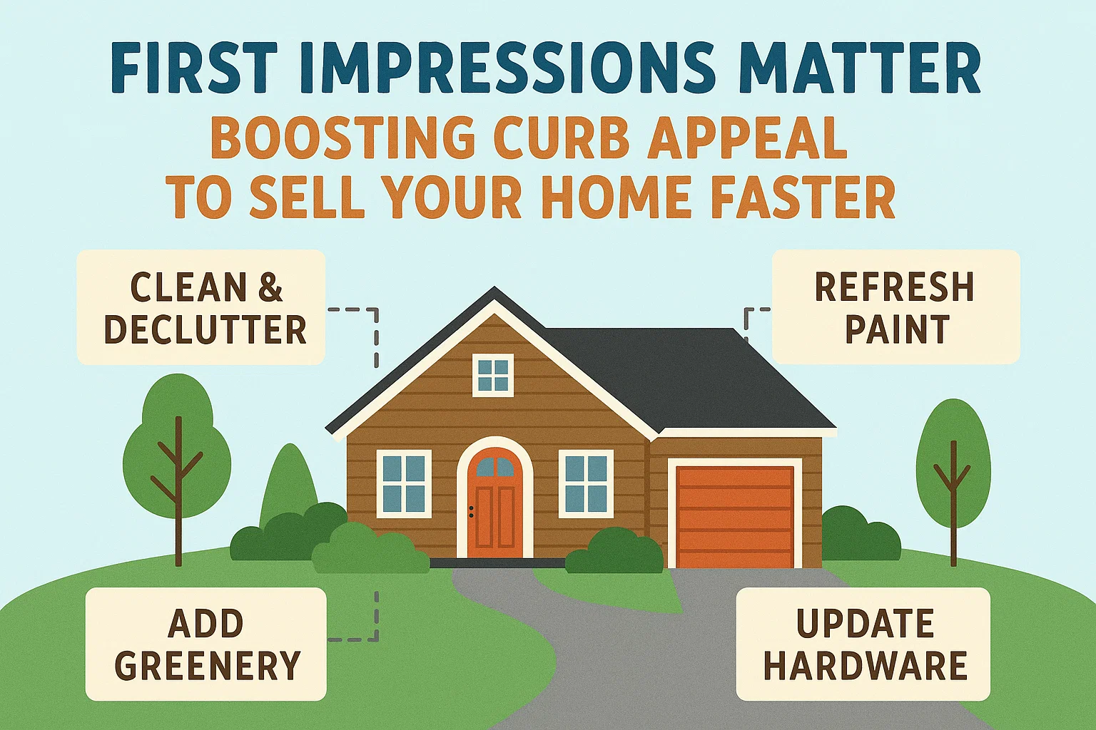 Boosting Curb Appeal infographic