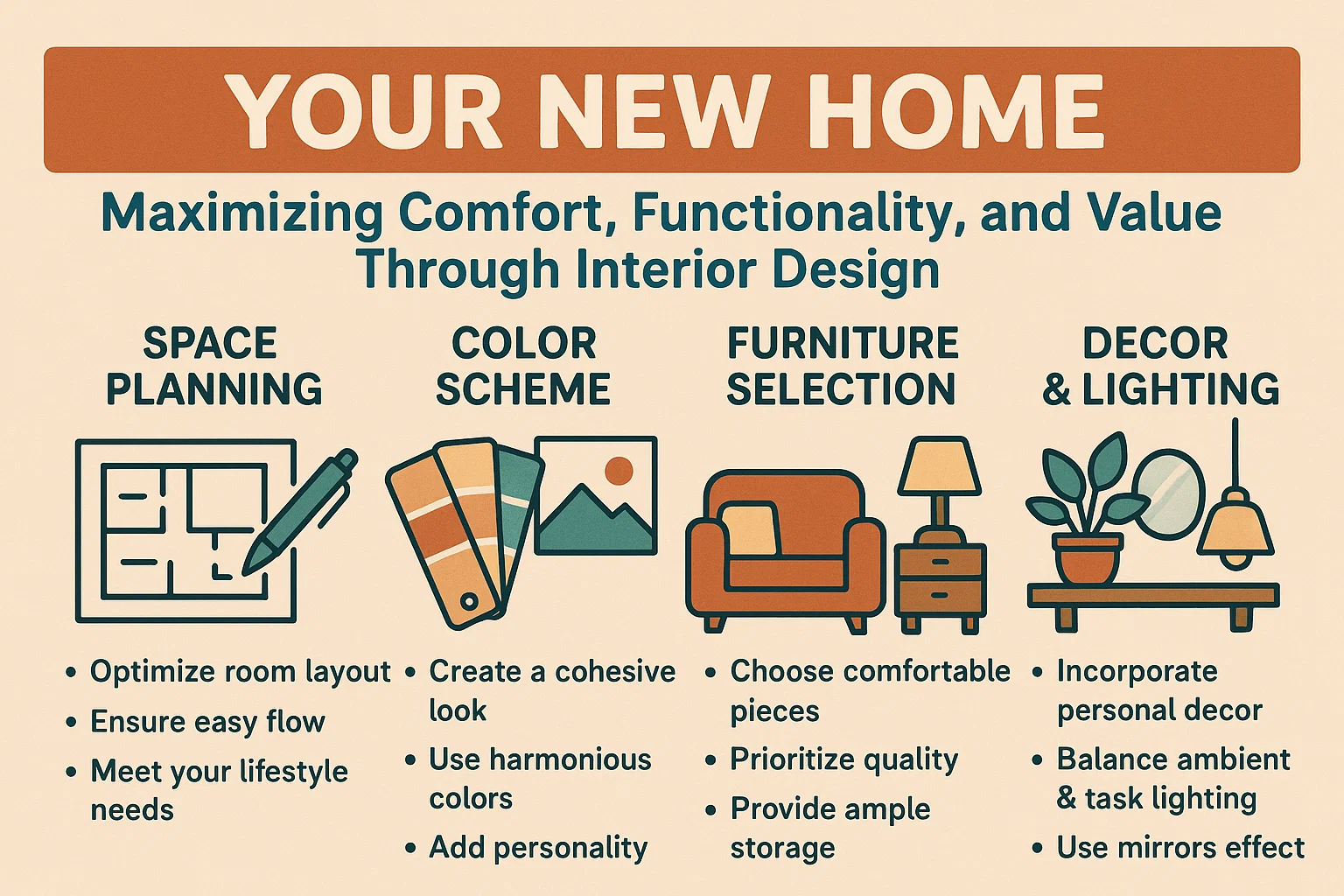 Interior Design Infographic infographic