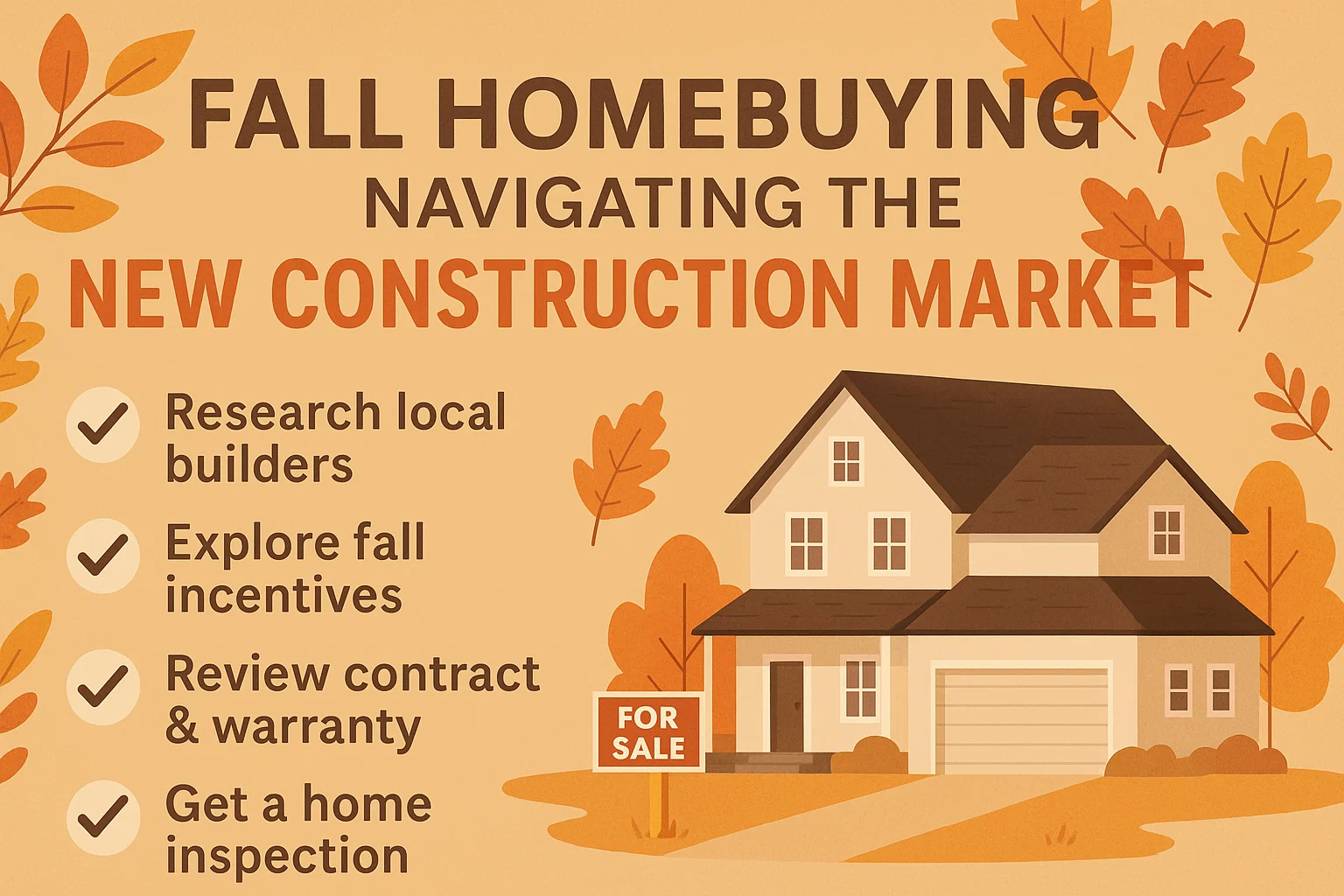 Navigating New Construction infographic
