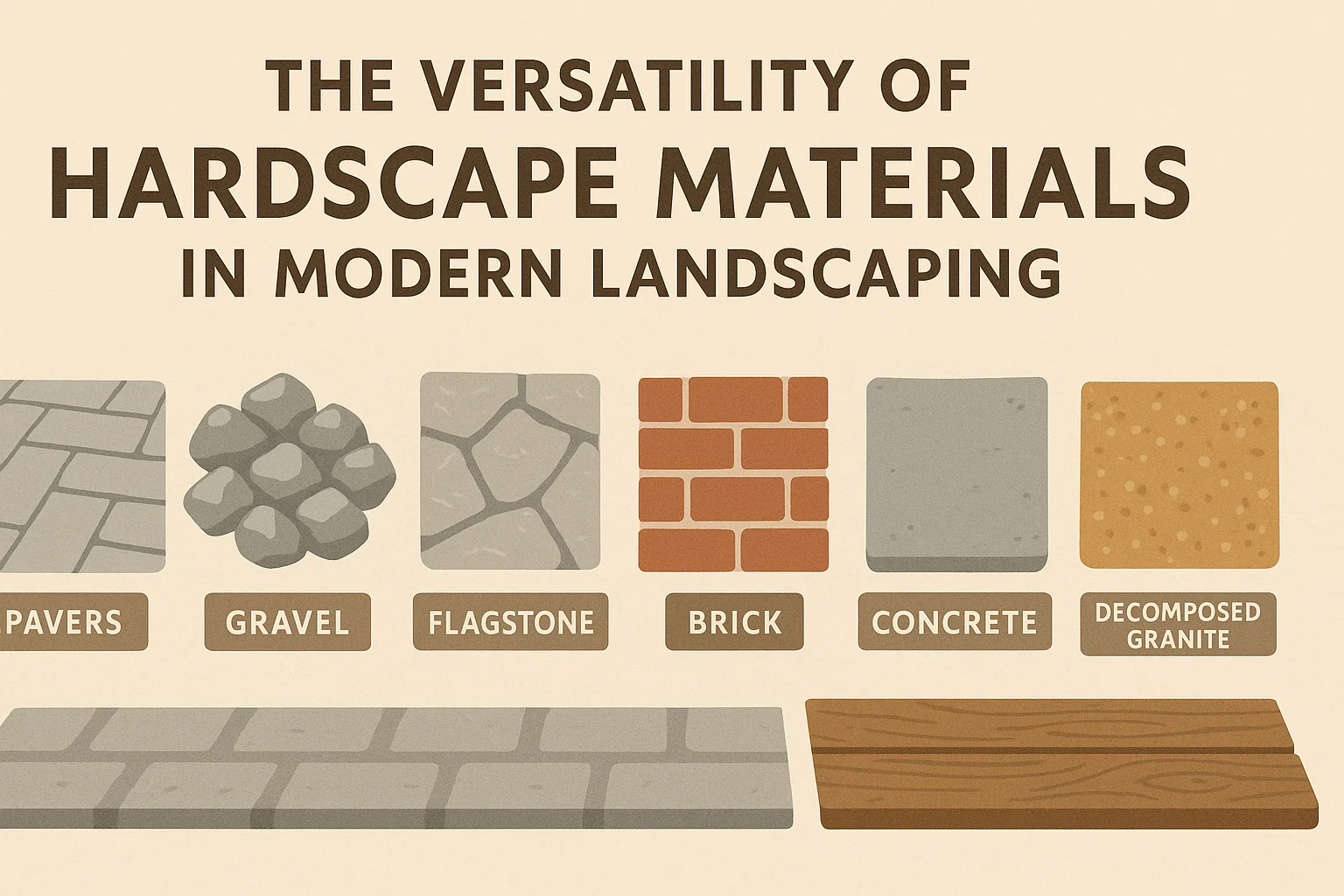 Hardscape in Modern Landscaping infographic